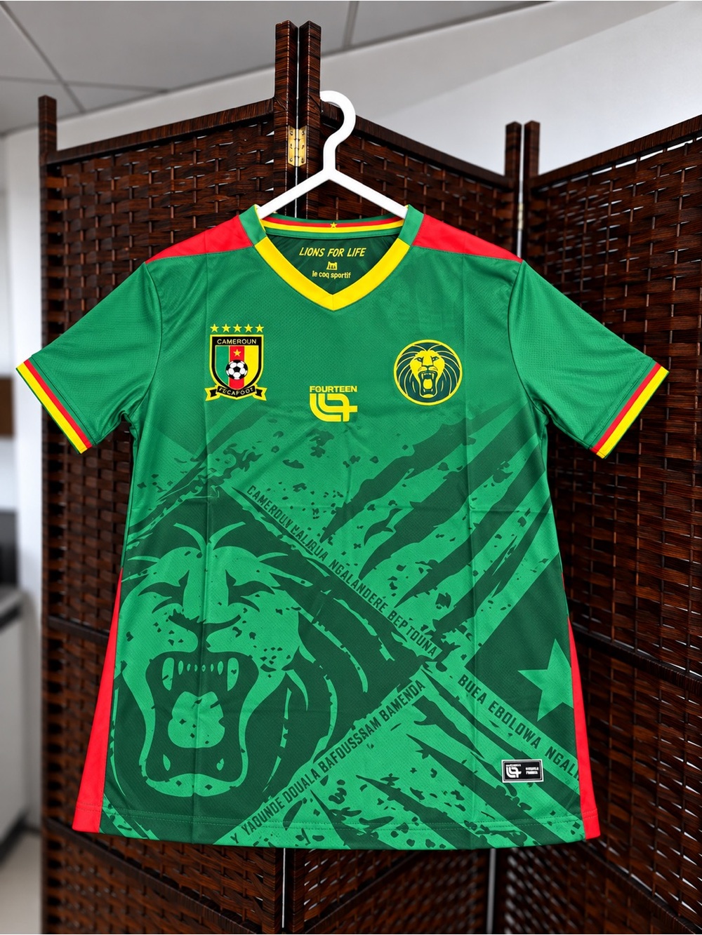 Cameroon Green Home Soccer Jersey -